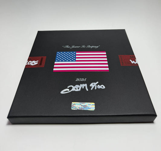 ‘The Jester Is Sleeping’ 40x40 Silk