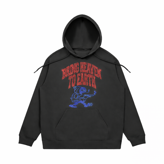 Heaven To Earth Glitter Hoodie