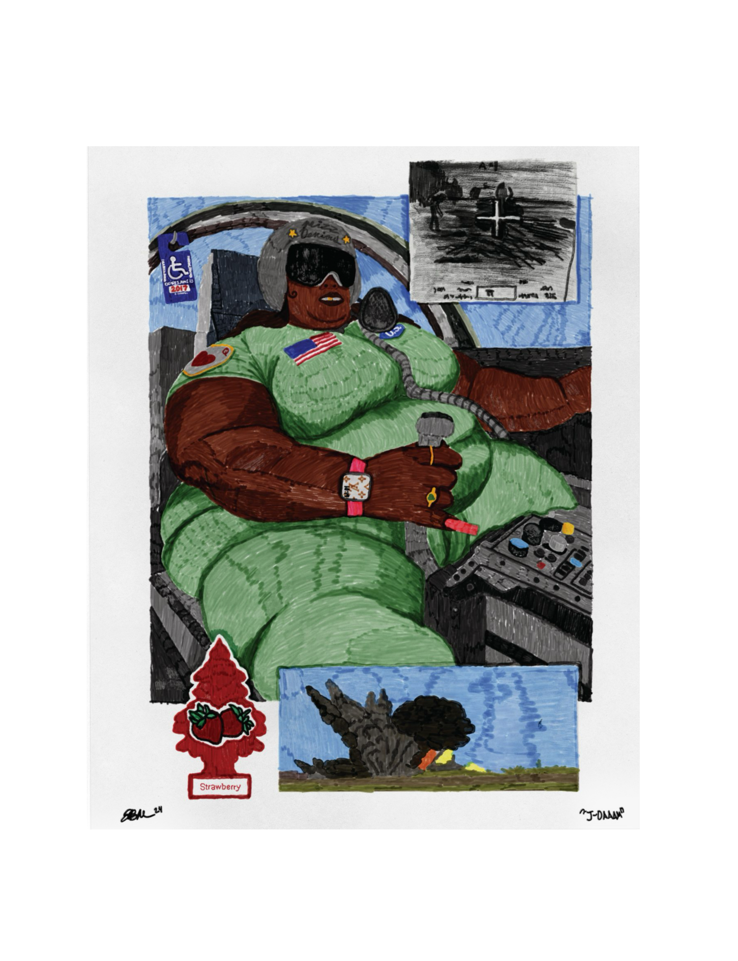 J-DAAAM Giclee Print