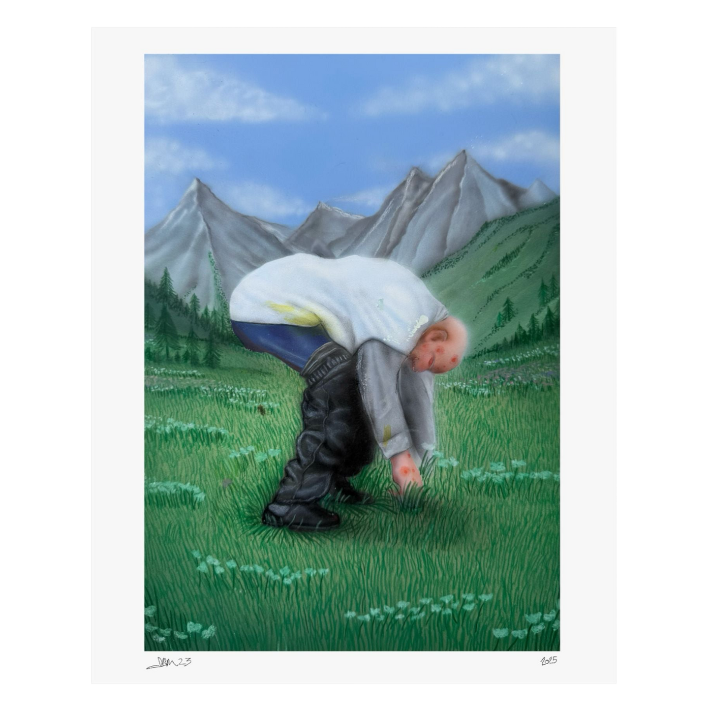Smartest man alive Art Print