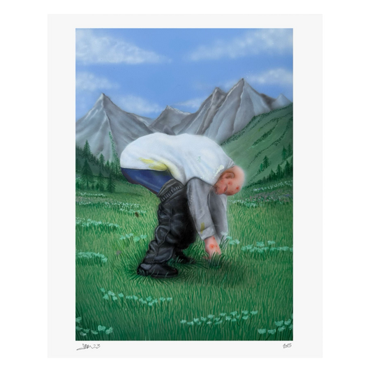 Smartest man alive Art Print