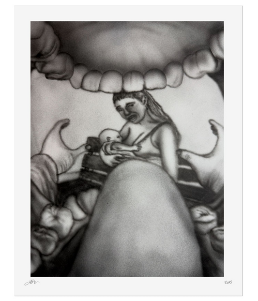 Giger Airbrush Art Print