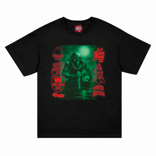 Airbrush Embroidered T-Shirt