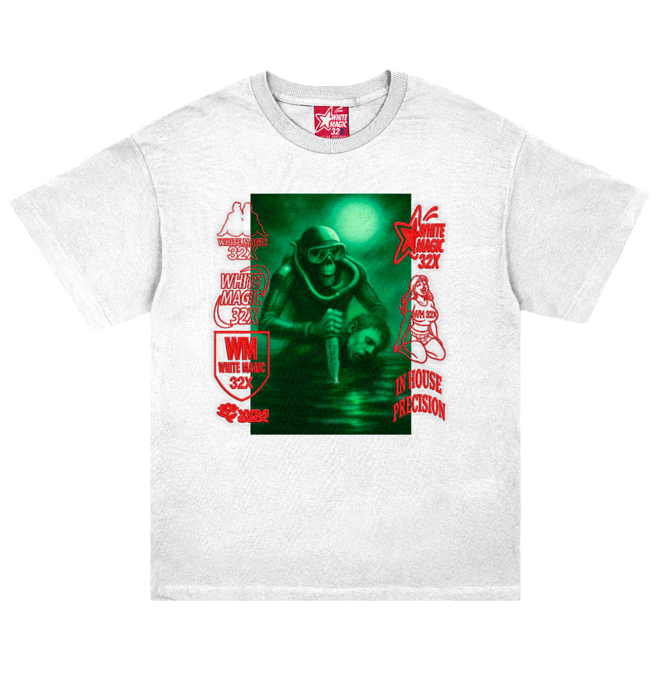 Airbrush Embroidered T-Shirt